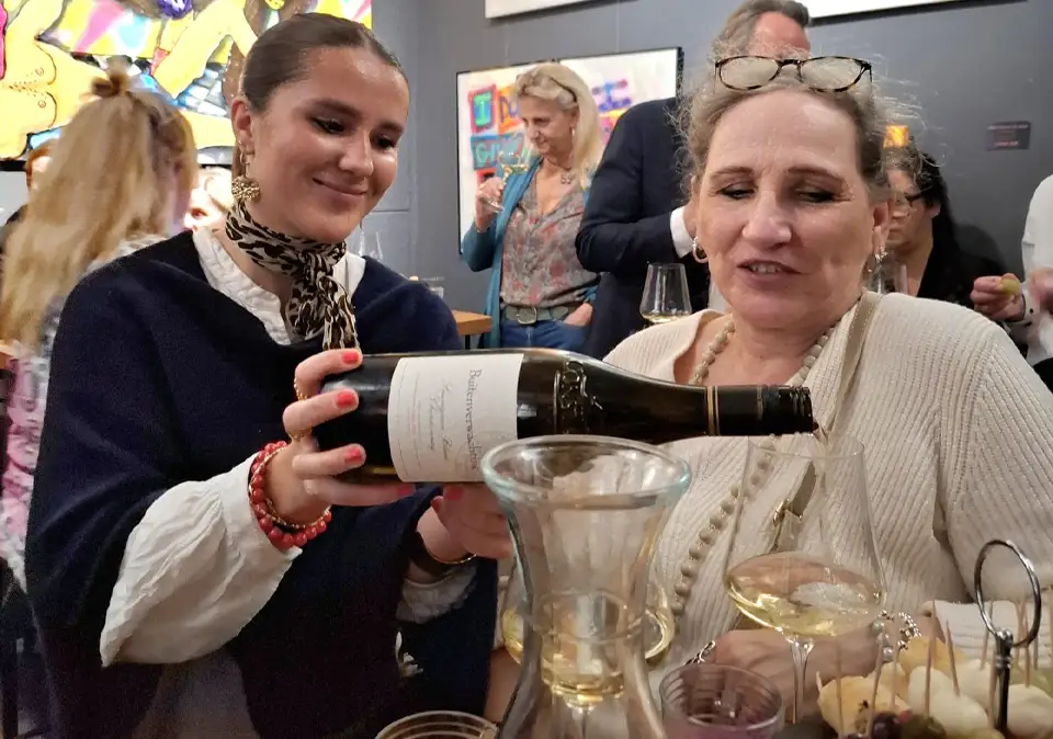 Ausgewählte Weine während eines Wine Tastings