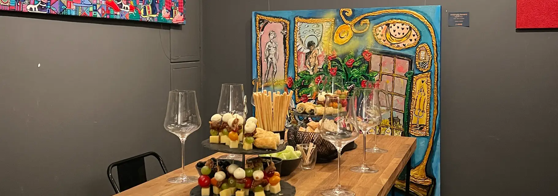 Gemeinsamer Weinabend als Teamevent in München