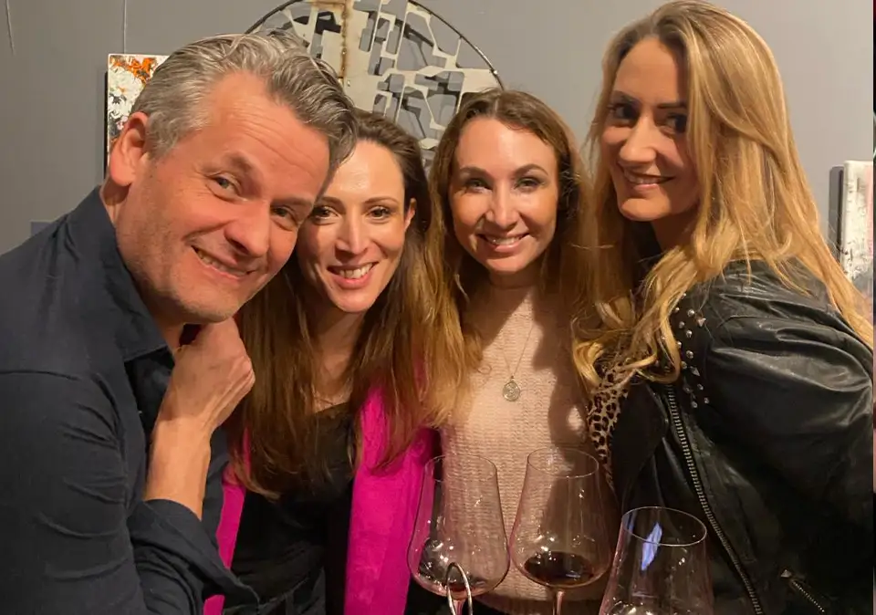 Gemeinsames Wein Tasting für Teams